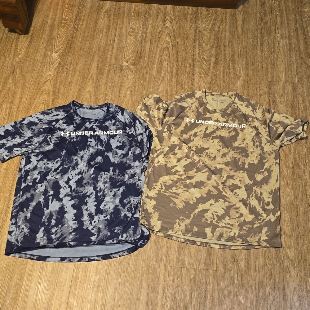 Mens Under Armour UA Tech ABC Camo Shirt.